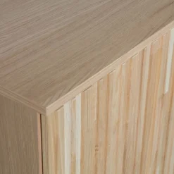 NEW GRAVURE Buffet 4 portes en bois L200cm