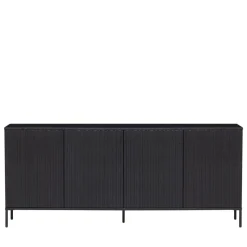 NEW GRAVURE Buffet 4 portes en bois L200cm
