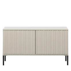 NEW GRAVURE Meuble TV 2 portes en bois L100cm