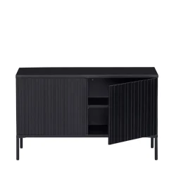 NEW GRAVURE Meuble TV 2 portes en bois L100cm
