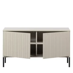 NEW GRAVURE Meuble TV 2 portes en bois L100cm