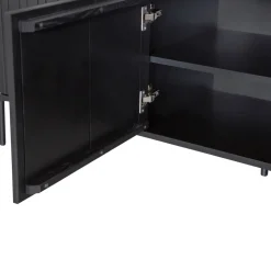 NEW GRAVURE Meuble TV en bois L150cm