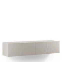 NEXA Meuble TV suspendu 4 portes en bois L180cm