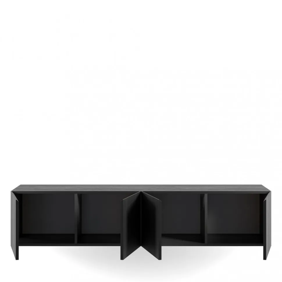 NEXA Meuble TV suspendu 4 portes en bois L180cm