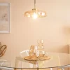 NEYO Suspension ronde en verre ø34cm