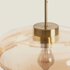 NEYO Suspension ronde en verre ø34cm