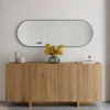 NICOLE Buffet 4 portes en bois L180cm