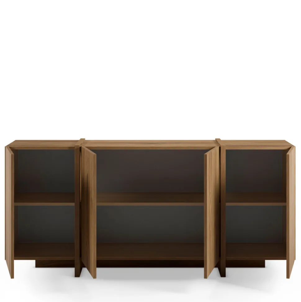 NICOLE Buffet 4 portes en bois L180cm