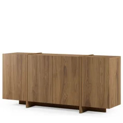 NICOLE Buffet 4 portes en bois L180cm