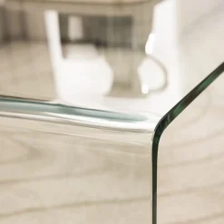 NIDO Table basse en verre L110cm
