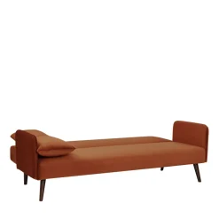 NIELSON Canapé convertible 3 places velours