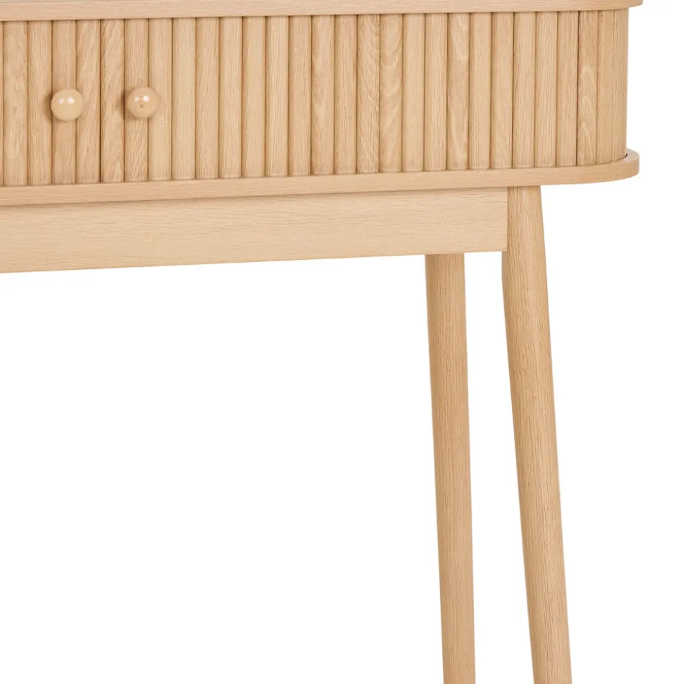 NIKKO Console 2 portes coulissantes en bois L100cm