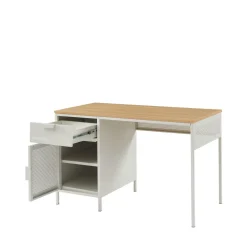 NINO Bureau 1 porte 1 tiroir en métal PANTONE L120cm