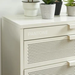 NINO Commode 4 tiroirs en métal PANTONE L80cm