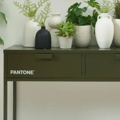 NINO Console 2 tiroirs en métal PANTONE L100cm