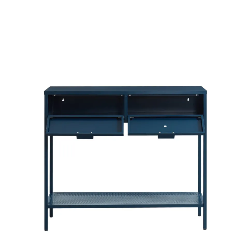 NINO Console 2 tiroirs en métal PANTONE L100cm