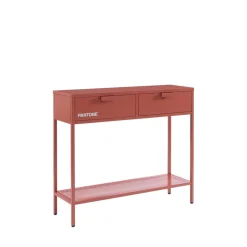 NINO Console 2 tiroirs en métal PANTONE L100cm