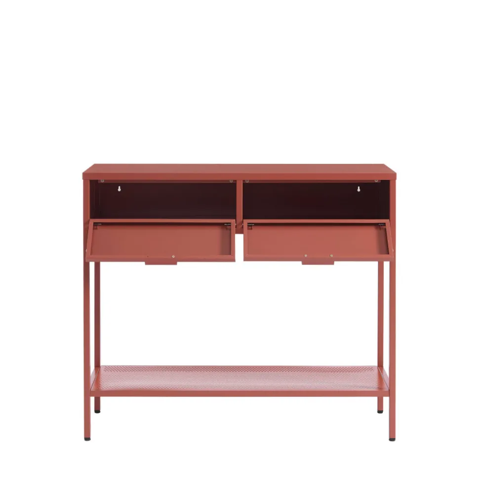 NINO Console 2 tiroirs en métal PANTONE L100cm