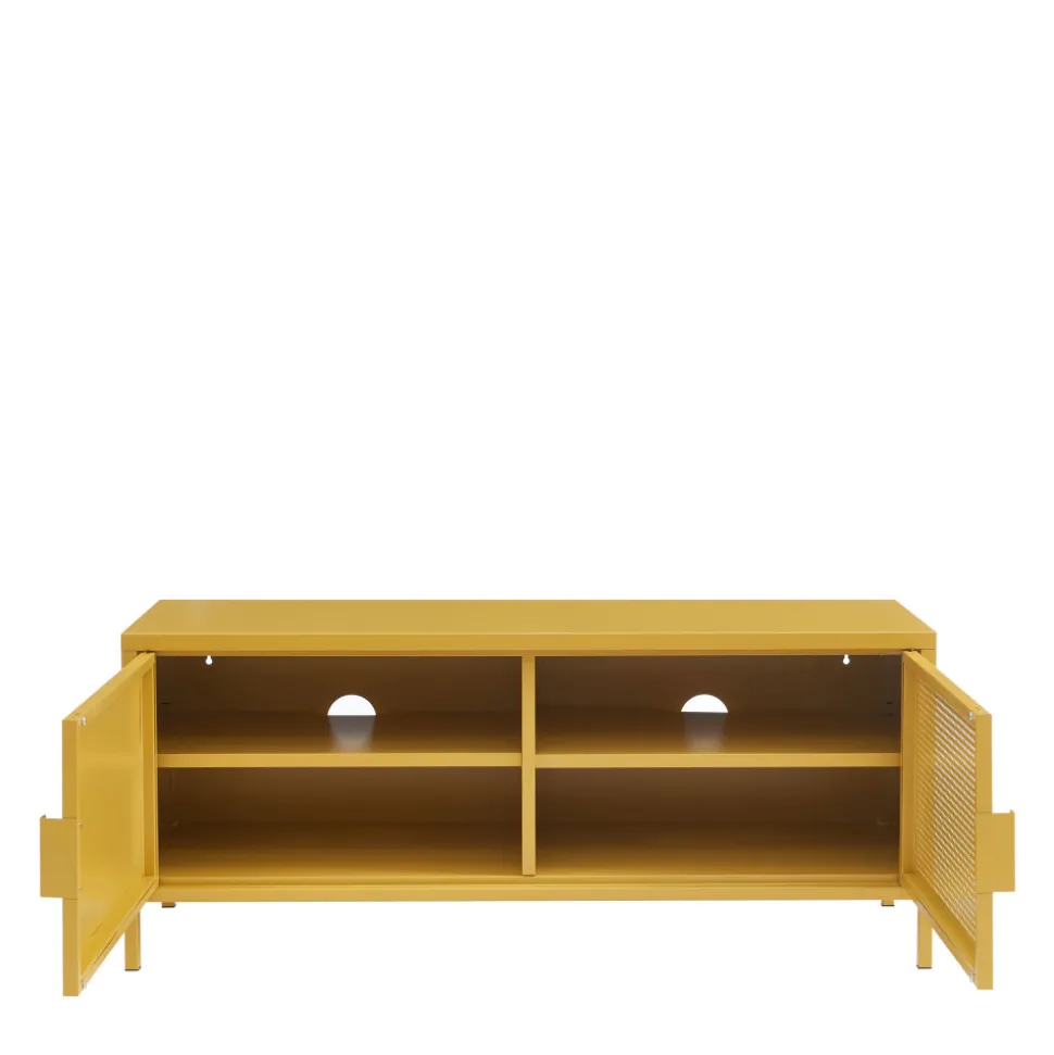 NINO Meuble TV 2 portes en métal PANTONE L120cm