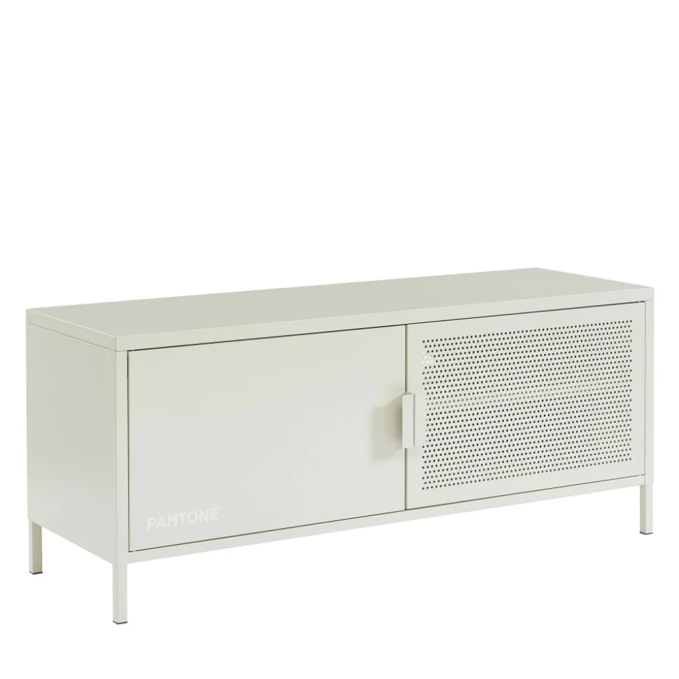 NINO Meuble TV 2 portes en métal PANTONE L120cm