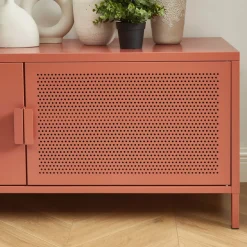 NINO Meuble TV 2 portes en métal PANTONE L120cm