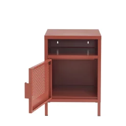 NINO Table de chevet 1 porte en métal PANTONE