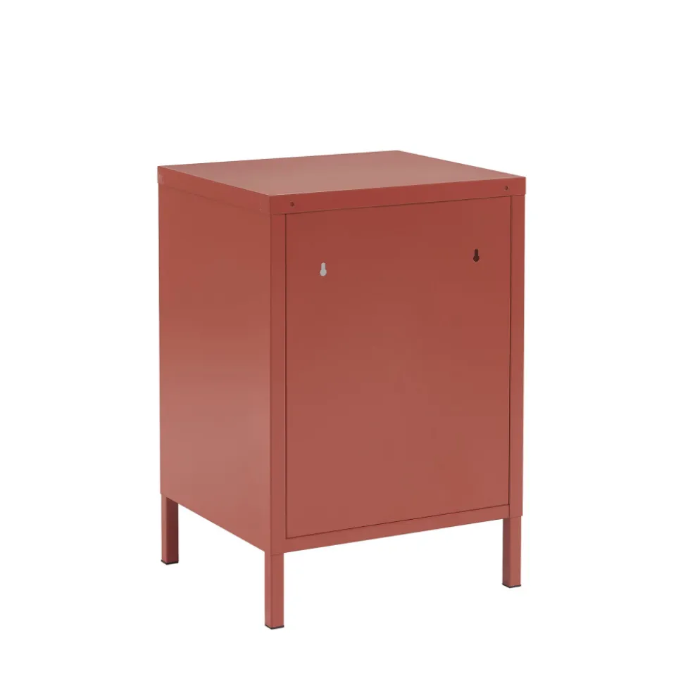 NINO Table de chevet 1 porte en métal PANTONE