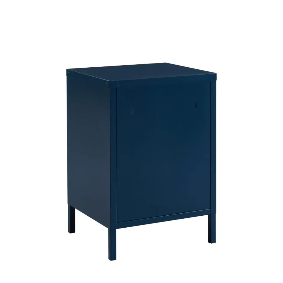 NINO Table de chevet 1 porte en métal PANTONE