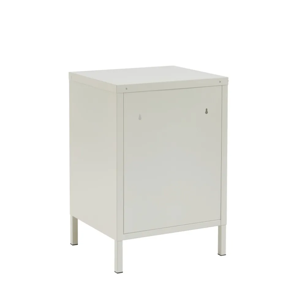 NINO Table de chevet 1 porte en métal PANTONE