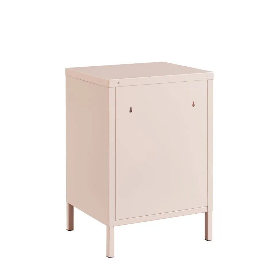 NINO Table de chevet 1 porte en métal PANTONE