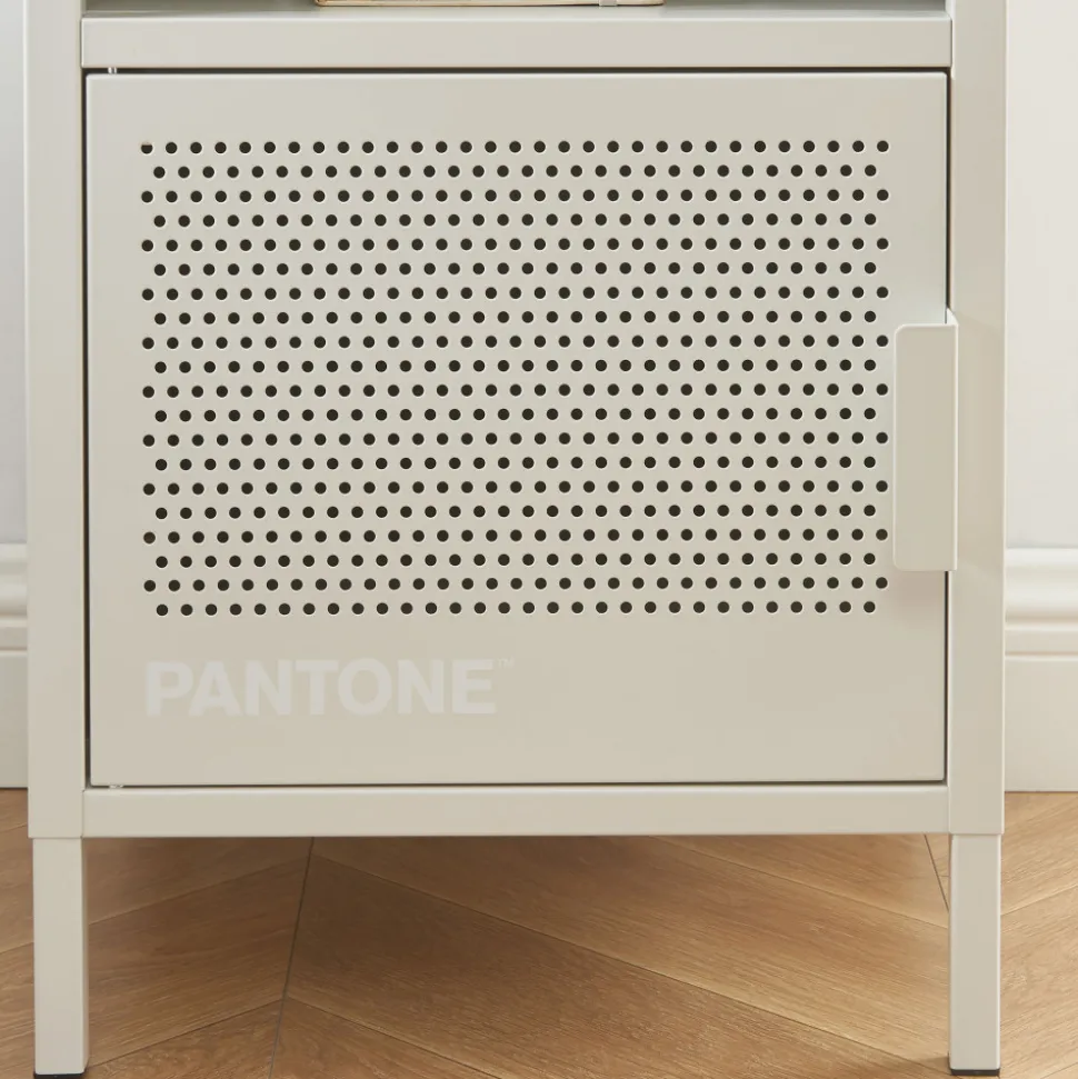 NINO Table de chevet 1 porte en métal PANTONE
