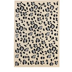 NOMAD Tapis contemporain à motifs léopard