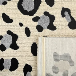 NOMAD Tapis contemporain à motifs léopard