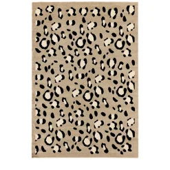 NOMAD Tapis contemporain à motifs léopard