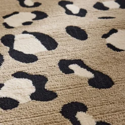 NOMAD Tapis contemporain à motifs léopard
