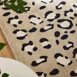 NOMAD Tapis contemporain à motifs léopard
