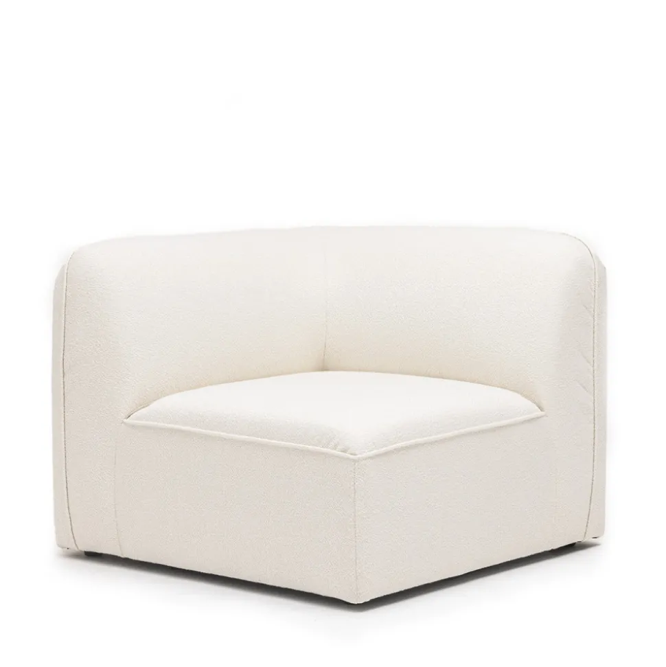 NOOR Angle réversible pour canapé modulable en tissu bouclette