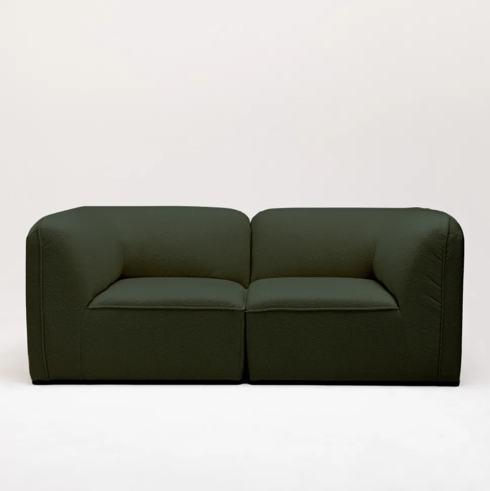 NOOR Angle réversible pour canapé modulable en tissu bouclette