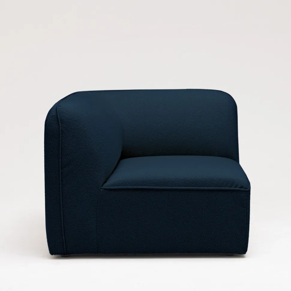 NOOR Angle réversible pour canapé modulable en tissu bouclette