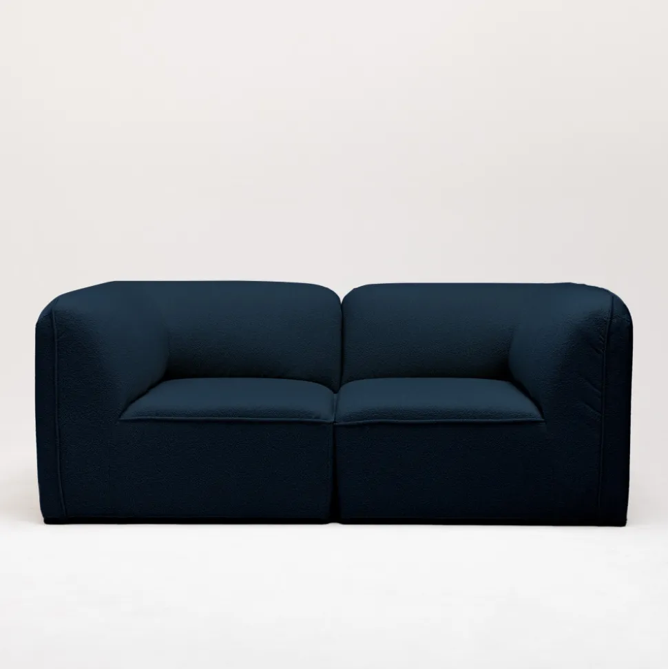NOOR Angle réversible pour canapé modulable en tissu bouclette