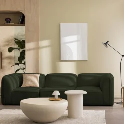 NOOR Angle réversible pour canapé modulable en tissu bouclette