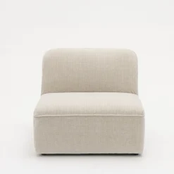 NOOR Chauffeuse pour canapé modulable en velours côtelé