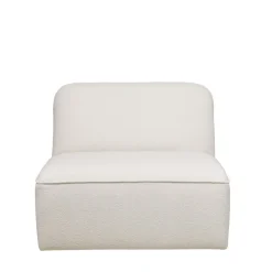 NOOR Chauffeuse pour canapé modulable en tissu bouclette