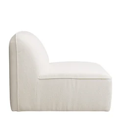 NOOR Chauffeuse pour canapé modulable en tissu bouclette
