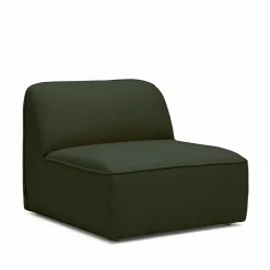 NOOR Chauffeuse pour canapé modulable en tissu bouclette