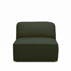 NOOR Chauffeuse pour canapé modulable en tissu bouclette
