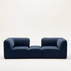 NOOR Pouf pour canapé modulable en tissu