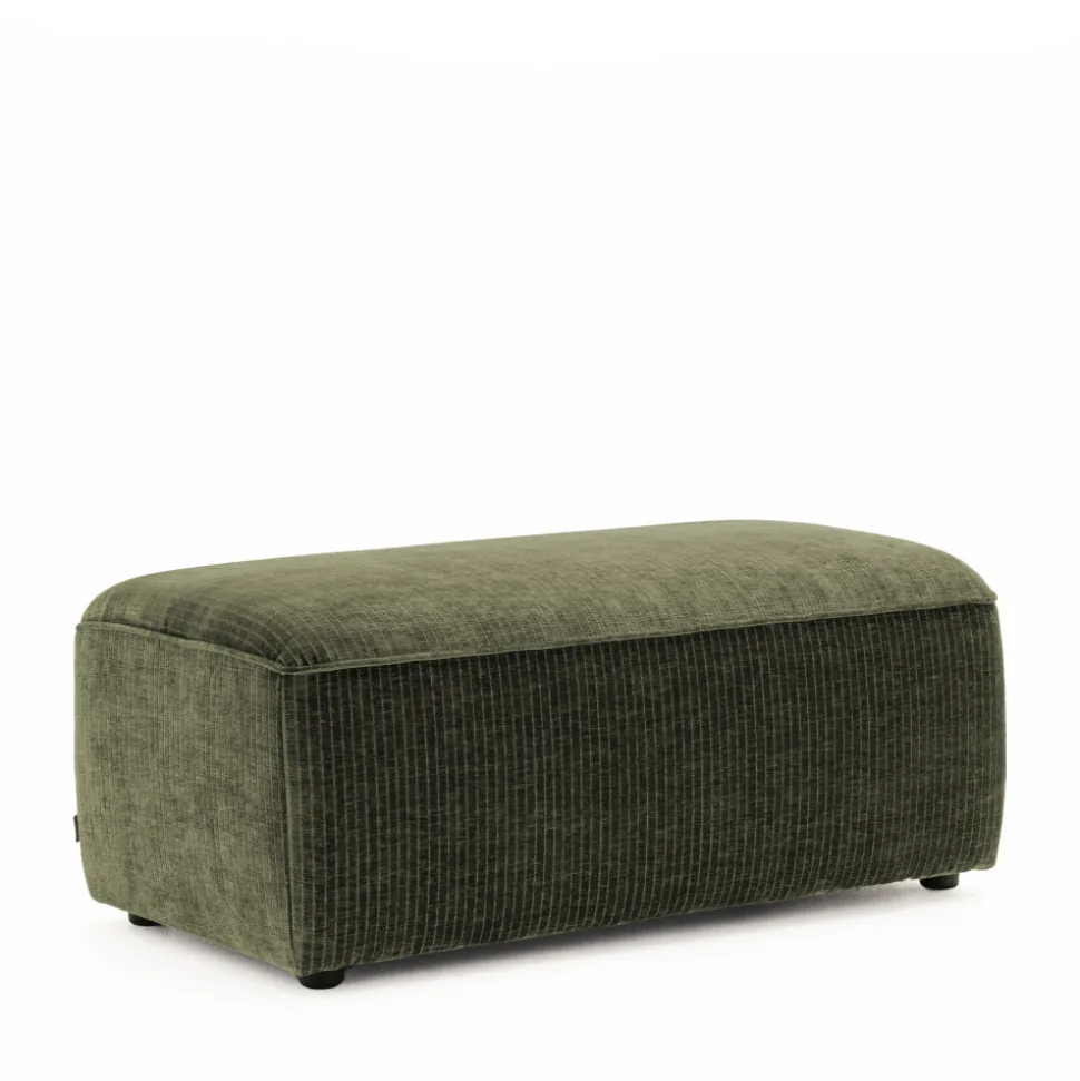 NOOR Pouf pour canapé modulable en velours côtelé