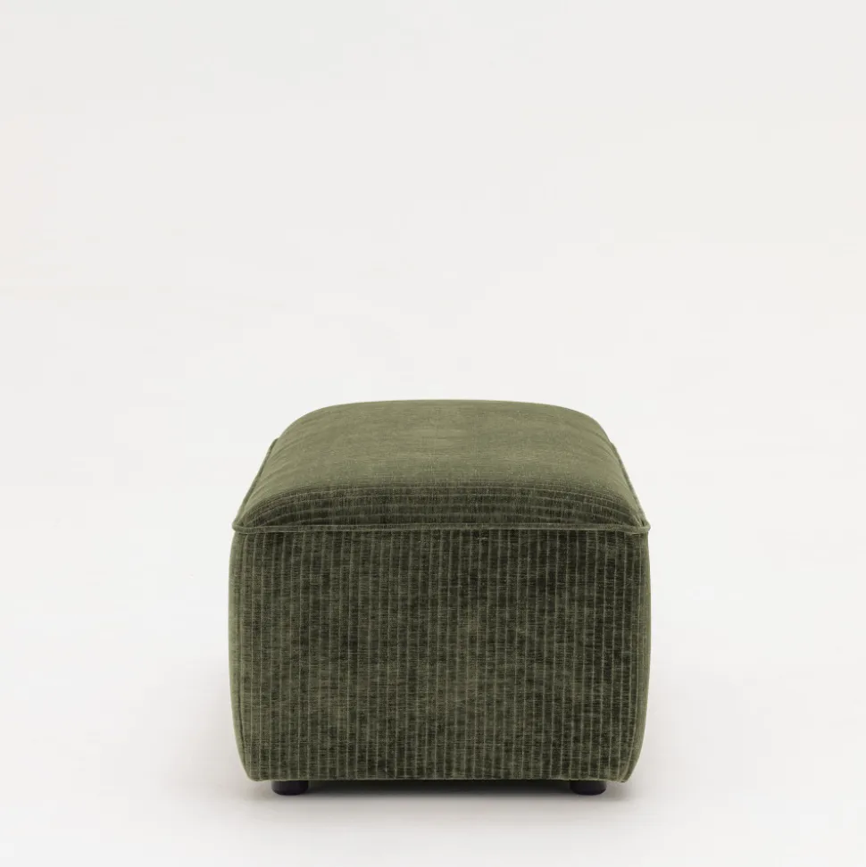 NOOR Pouf pour canapé modulable en velours côtelé
