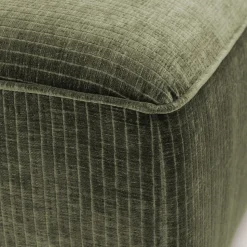NOOR Pouf pour canapé modulable en velours côtelé